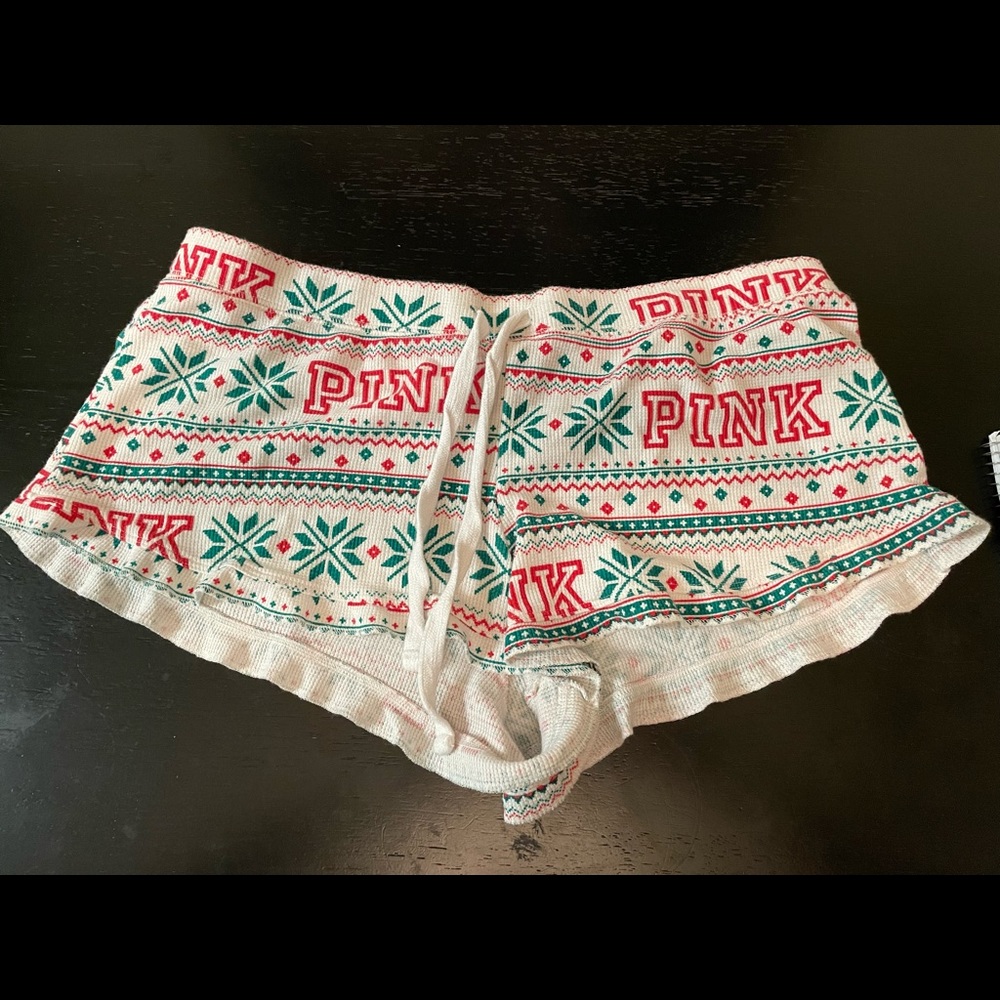 Pink Christmas sleep short